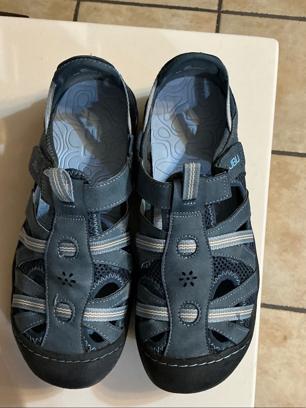 JBU Comfort Blue Women’s Slip on Casual Shoes - Size 9